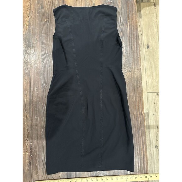 Marithe Francois Girbaud Dress Black Designer Size 6-8 Sleeveless - Picture 5 of 8